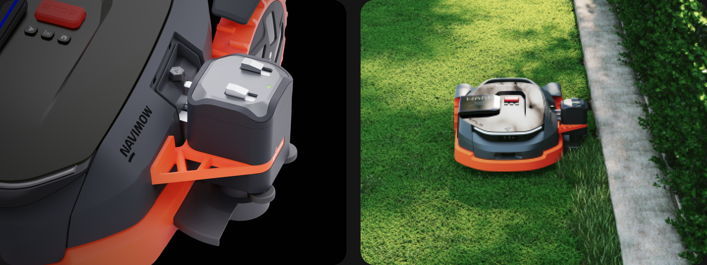 Navimow i Series robot lawn mower.