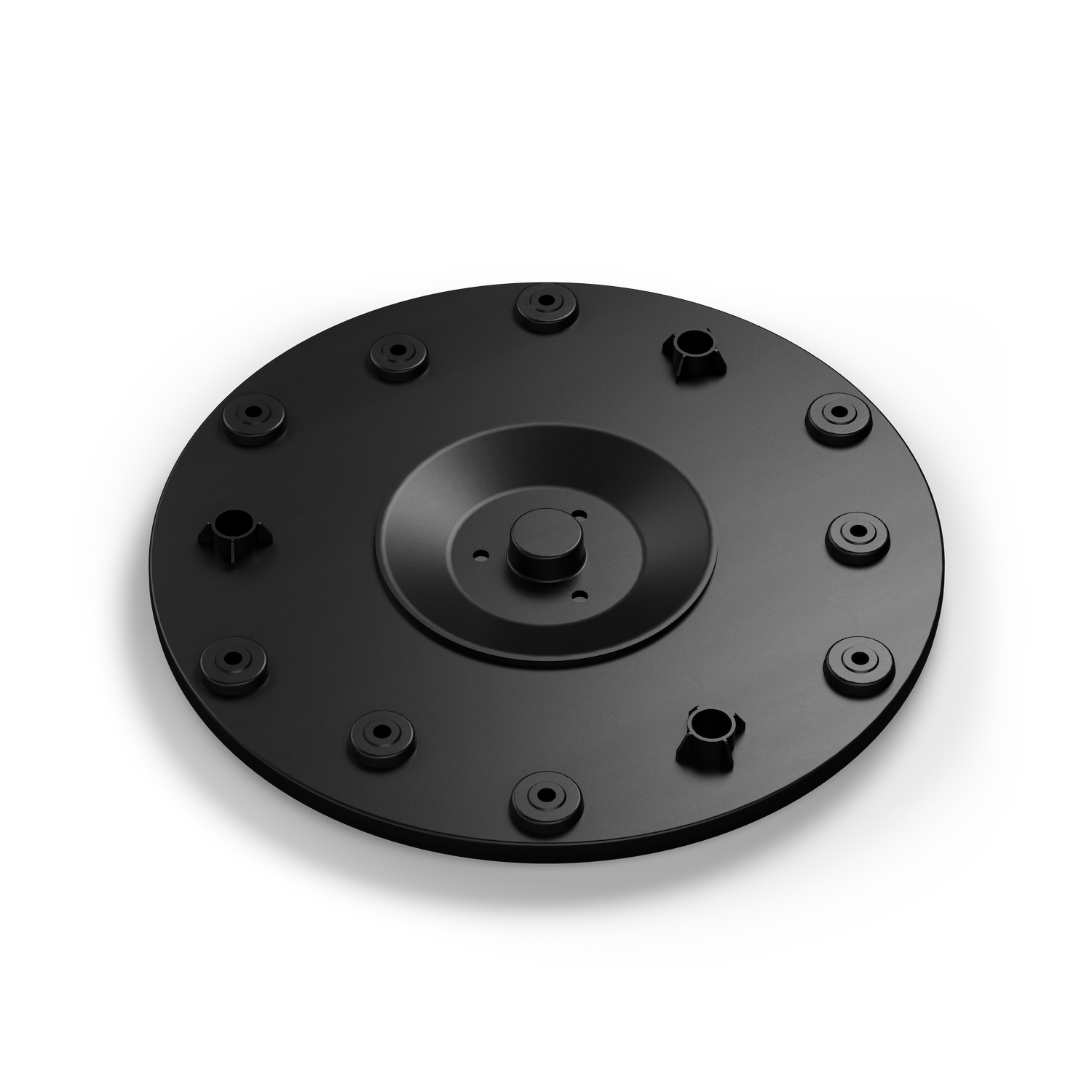Anti clogging cutting disc